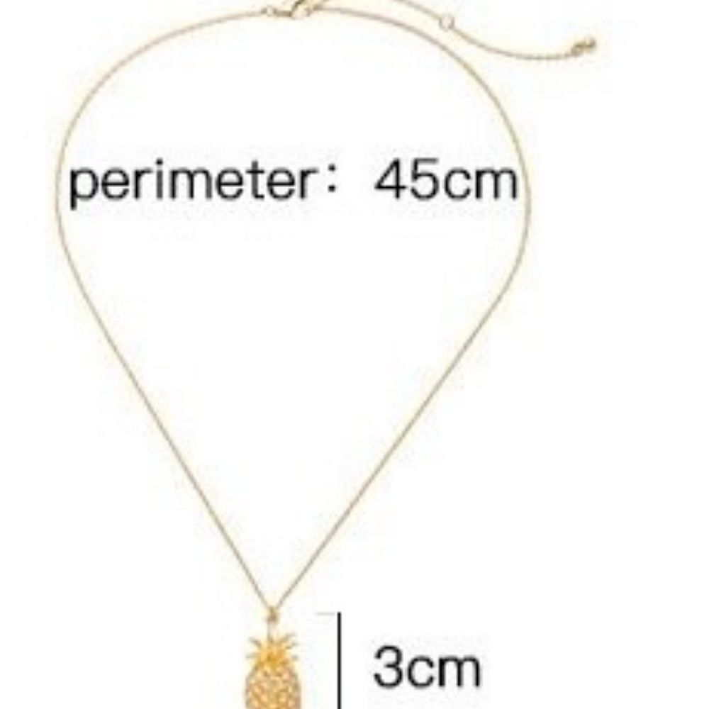Pineapple Dainty Pendant Necklace  - Picture 6 of 6